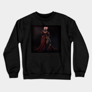 A vampire and her ghoul Crewneck Sweatshirt